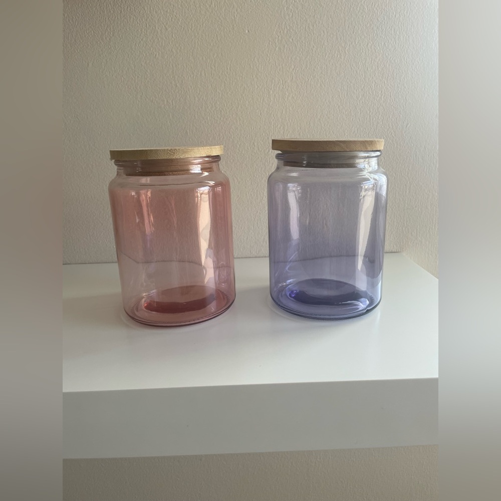 Set of Colored Jars